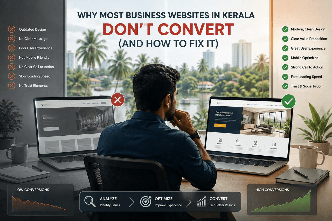 Why Most Business Websites in Kerala Don't Convert (And How to Fix It)