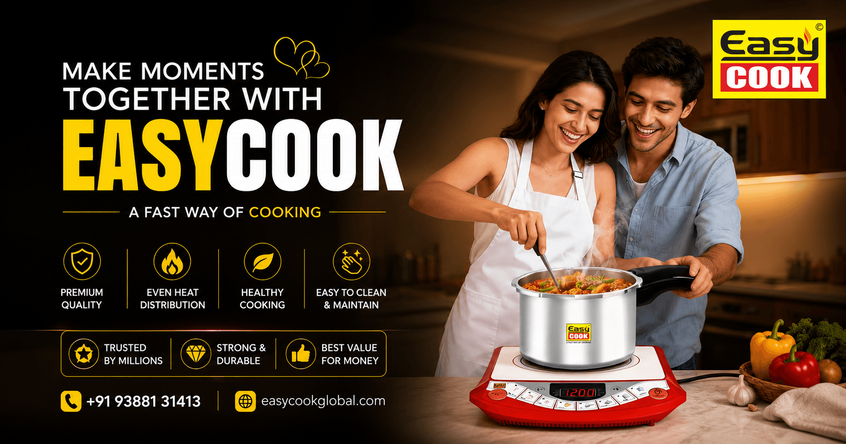 20M+ Views & 10M+ Reach for Easy Cook